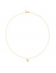 Medium Heart Halsketting | goud