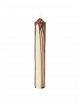 Dryp Pillar Kaars H30 | dark chocolate