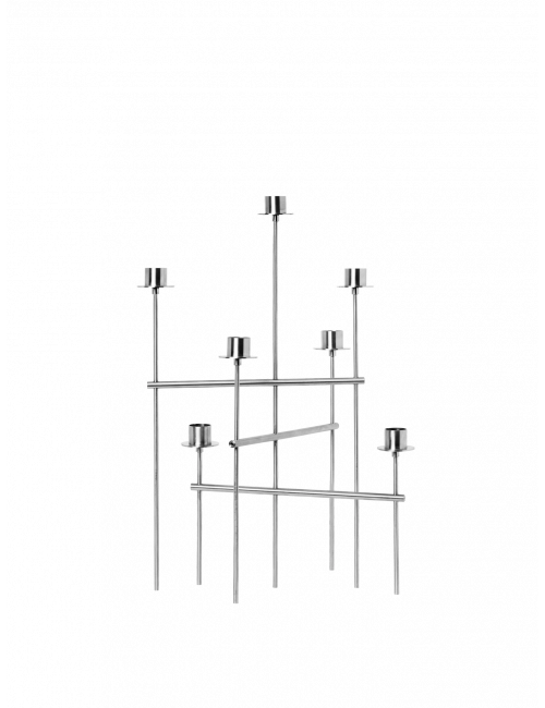 Elysia Kandelaar| geborsteld roestvrij staal