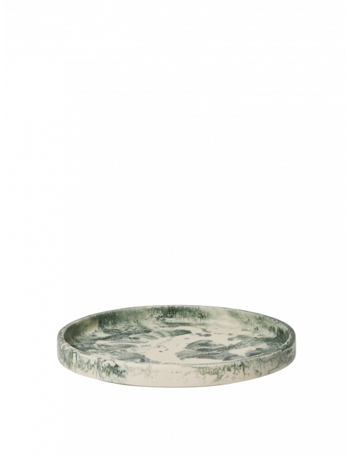 Mist Tray Ø30 | emerald/off-white