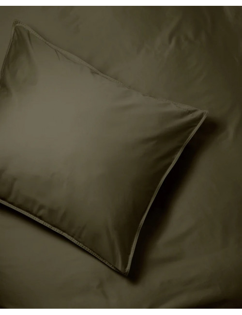 Kussensloop 65x65 | khaki green