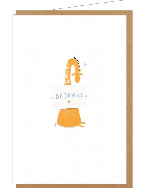 Wenskaart nr. 125 | bedankt