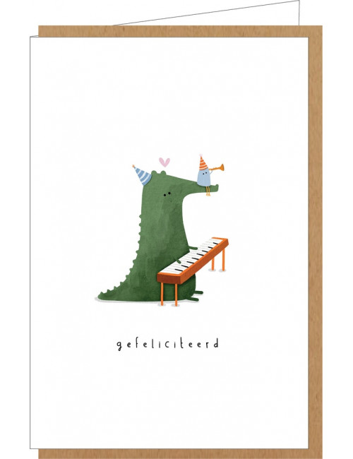 Wenskaart nr. 130 | gefeliciteerd