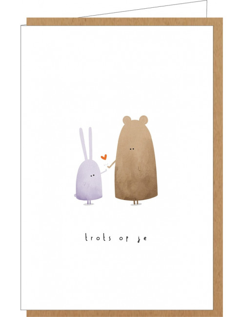 Wenskaart nr. 131 | trots op je