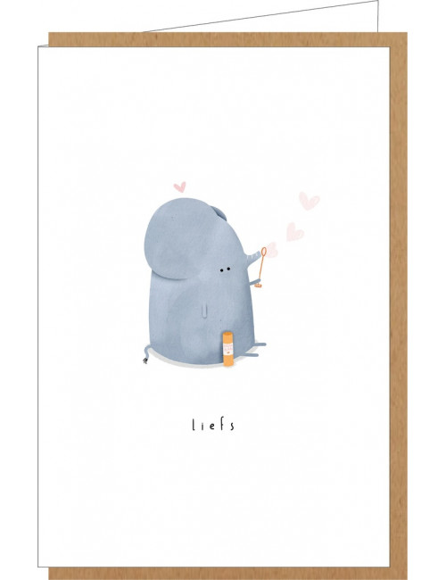 Wenskaart nr. 136 | liefs