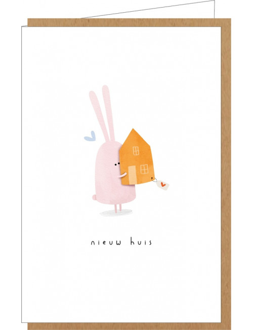 Wenskaart nr. 138 | nieuw huis