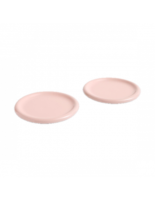 Barro Plate Ø24 (set van 2) | pink