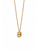 Halsketting Pretzel | goud