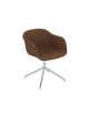 Gestoffeerde Stoel Fiber Armchair Swivel Base | heart 4/aluminium