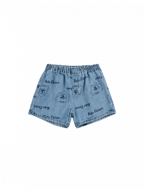 Jeans Short Baby | Pickles the dog all over