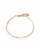 Soft Rainbow Armband | goud
