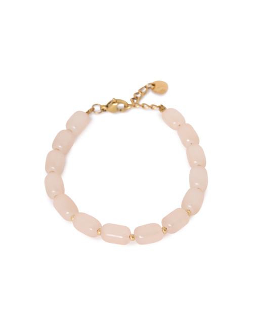 Natural Beads Armband | goud