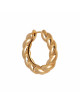 Round Rebel Hoop Oorbel | goud