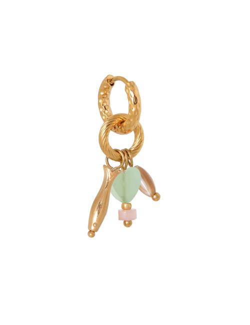 Little Fish Hoop Oorbel | goud