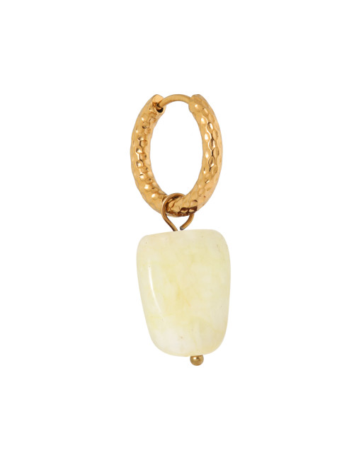 Butter Yellow Hoop Oorbel | goud