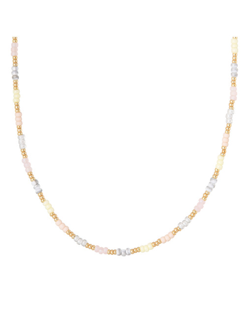 Soft Rainbow Ketting | goud