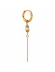 Cloudy Hoop Oorbel | goud