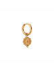 Golden Bloom Hoop Oorbel | goud