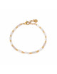 White Rainbow Armband | goud