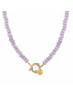 Mini Purple Ketting | goud