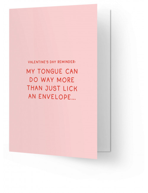 Wenskaart | lick envelope