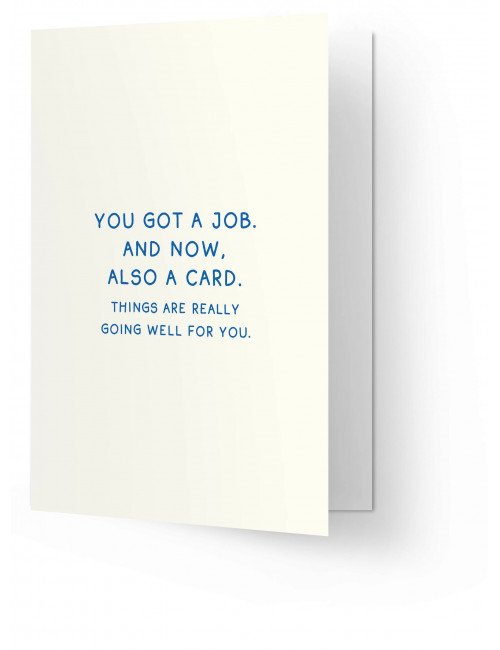 Wenskaart | job & card