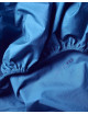 Hoeslaken Katoen 180x200 | cobalt blue
