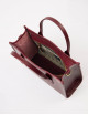 Handtas Jackie Midi | dark cherry/leather strap