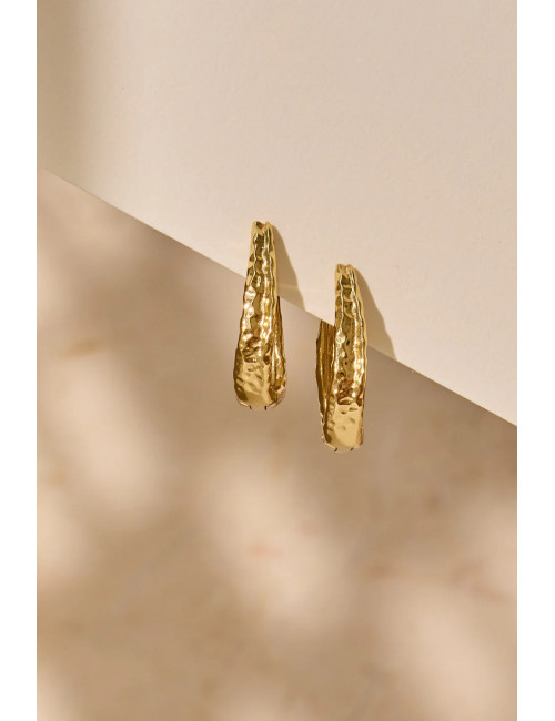 Oorbellen Tides Hoops Medium | goud