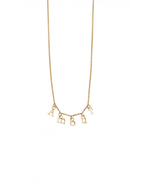 Halsketting Amour Parijs | goud