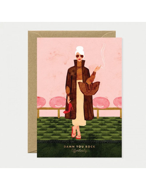 Wenskaart | damn you rock