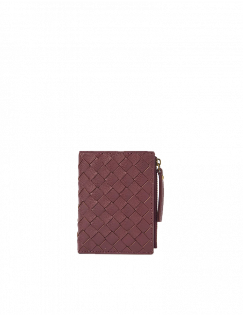 Jamie Portemonnee | geweven/dark cheryy