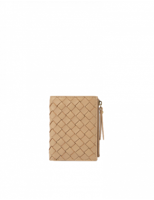 Jamie Portemonnee | geweven/dark sand