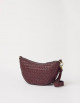 Leo Handbag | woven/dark cherry