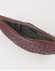 Leo Handbag | woven/dark cherry