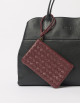 Handtas Lexi Midi | geweven/dark cherry