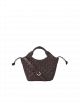 Handtas Mara Mini | geweven/chocolate
