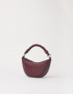 Handtas Leo Mini | dark cherry/soft grain leder/twisted