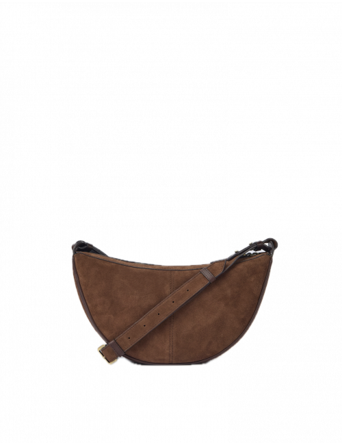 Handtas Leo | chocolate/suède leder