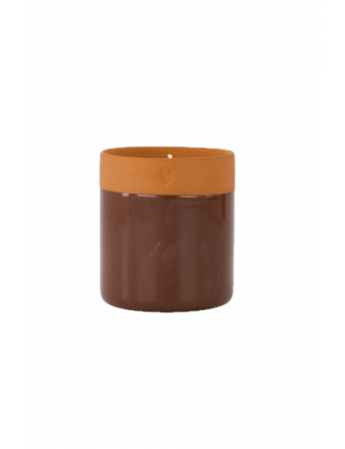 Geurkaars Terracotta | hartje/bruin