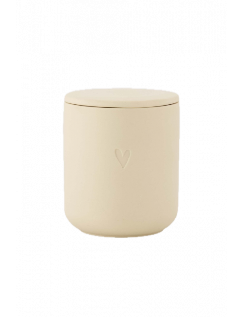 Geurkaars Keramiek | hartje/zand