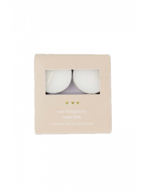 Theelichtjes in Doosje | lichtpuntje voor jou