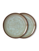 70s Ceramics Dinner Plate 27cm | contrast