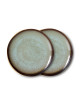 70s Ceramics Side Plate 22cm | contrast