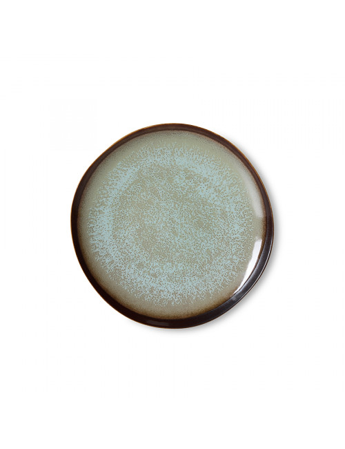 70s Ceramics Side Plate 22cm | contrast