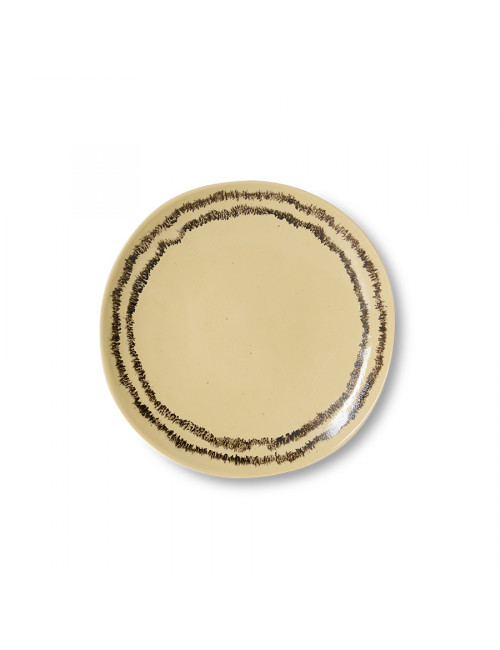 70s Ceramics Side Plate 22cm | vanilla