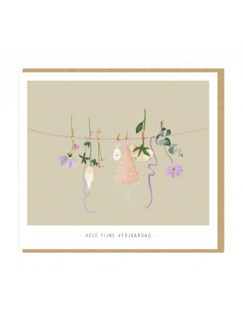 Wenskaart | hele fijne verjaardag