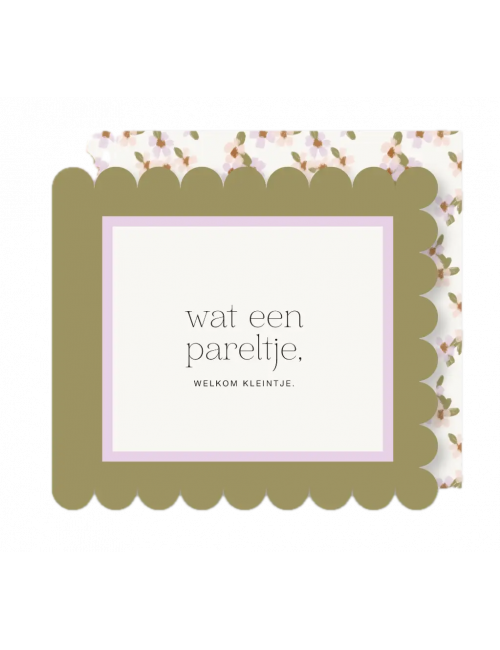 Wenskaart | wat een pareltje