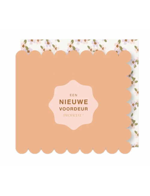 Wenskaart | een nieuwe voordeur proficiat