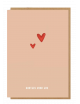 Wenskaart | hartjes voor jou